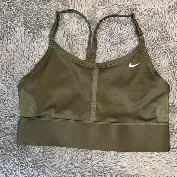 Nike Indy Women’s Light Support V Neck Sports Bra - Picture 3 of 9
